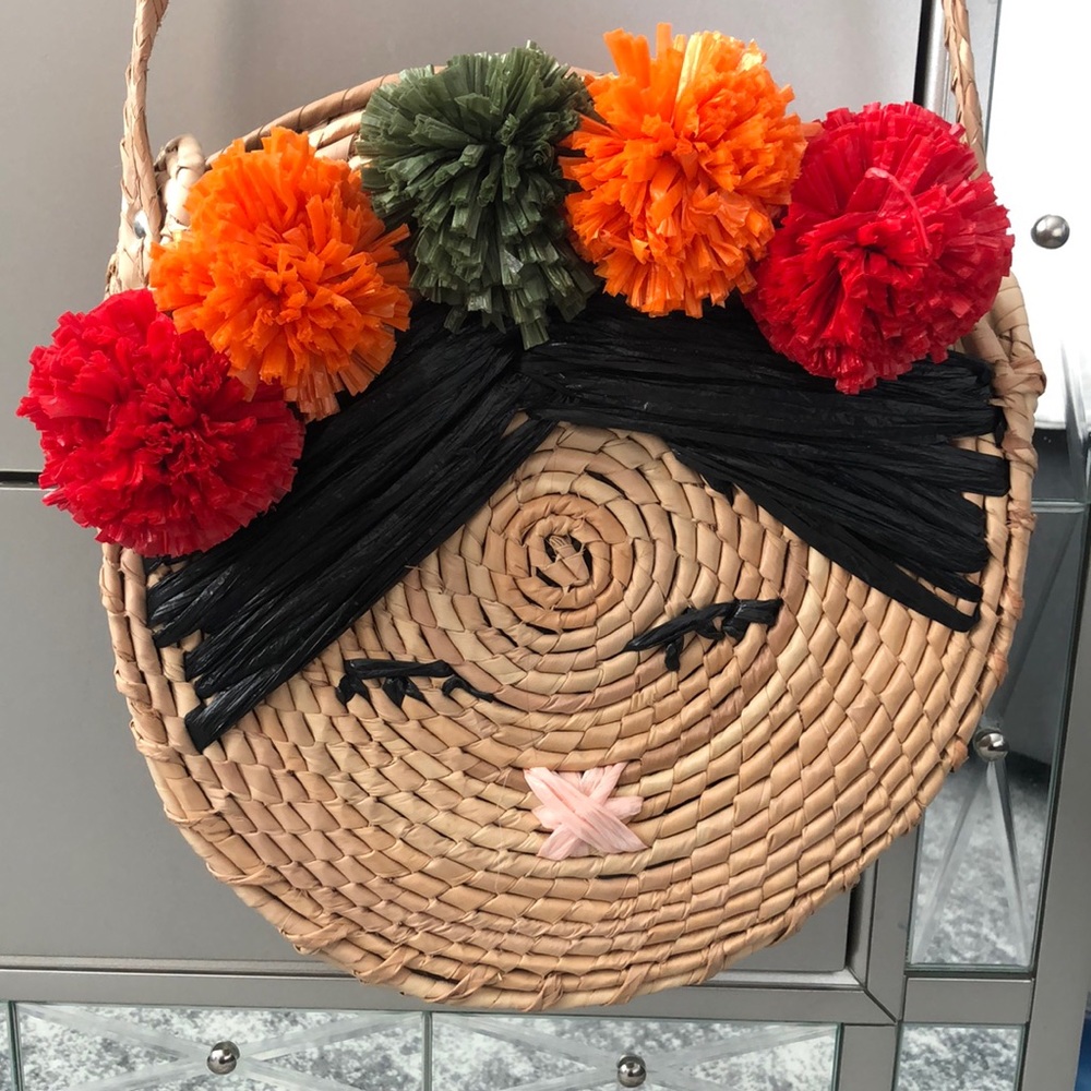 Frida straw bag 🧡💛💚